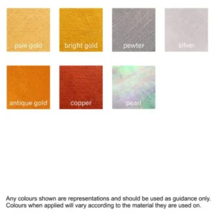 Polyvine Metallic Paint colours