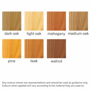 Polyvine Oil Colourant Colour Chart