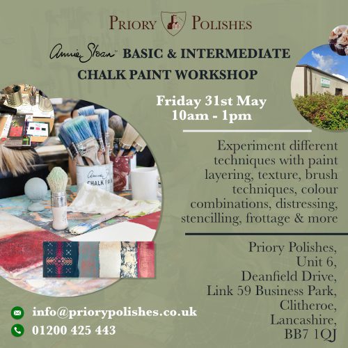 Chalk Paint Workshop - 31st May 2024.