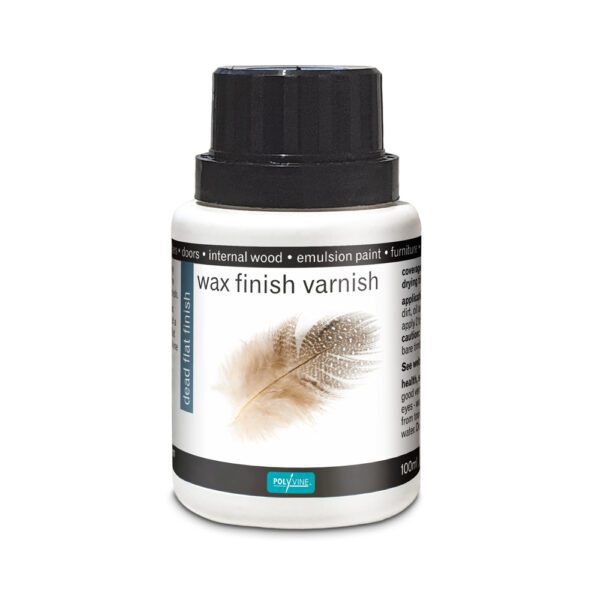 Polyvine Wax Finish Varnish - Dead Flat 100ml