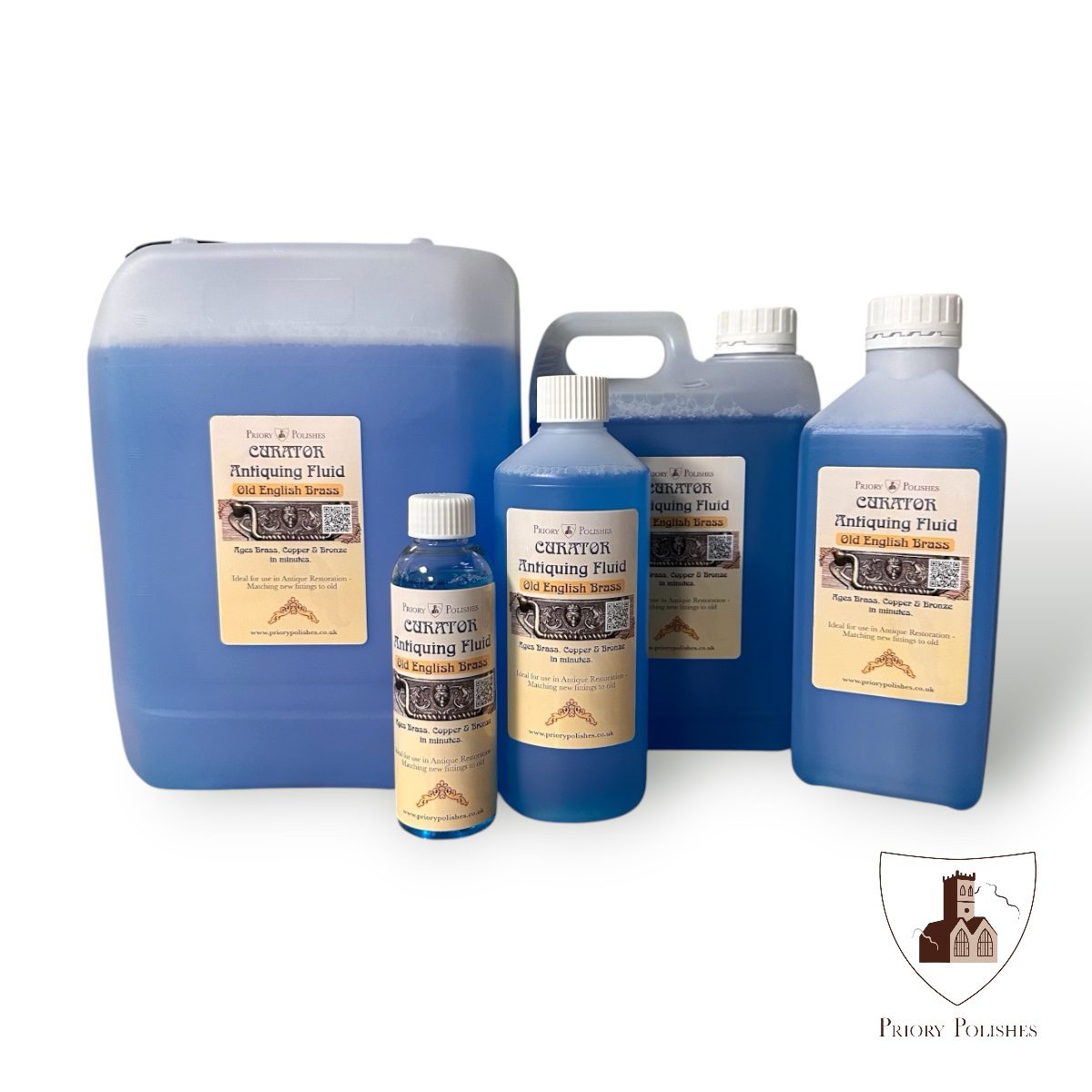 Curator Metal Antiquing Fluid - Cold Patination Fluid for Ageing Metal old english brass