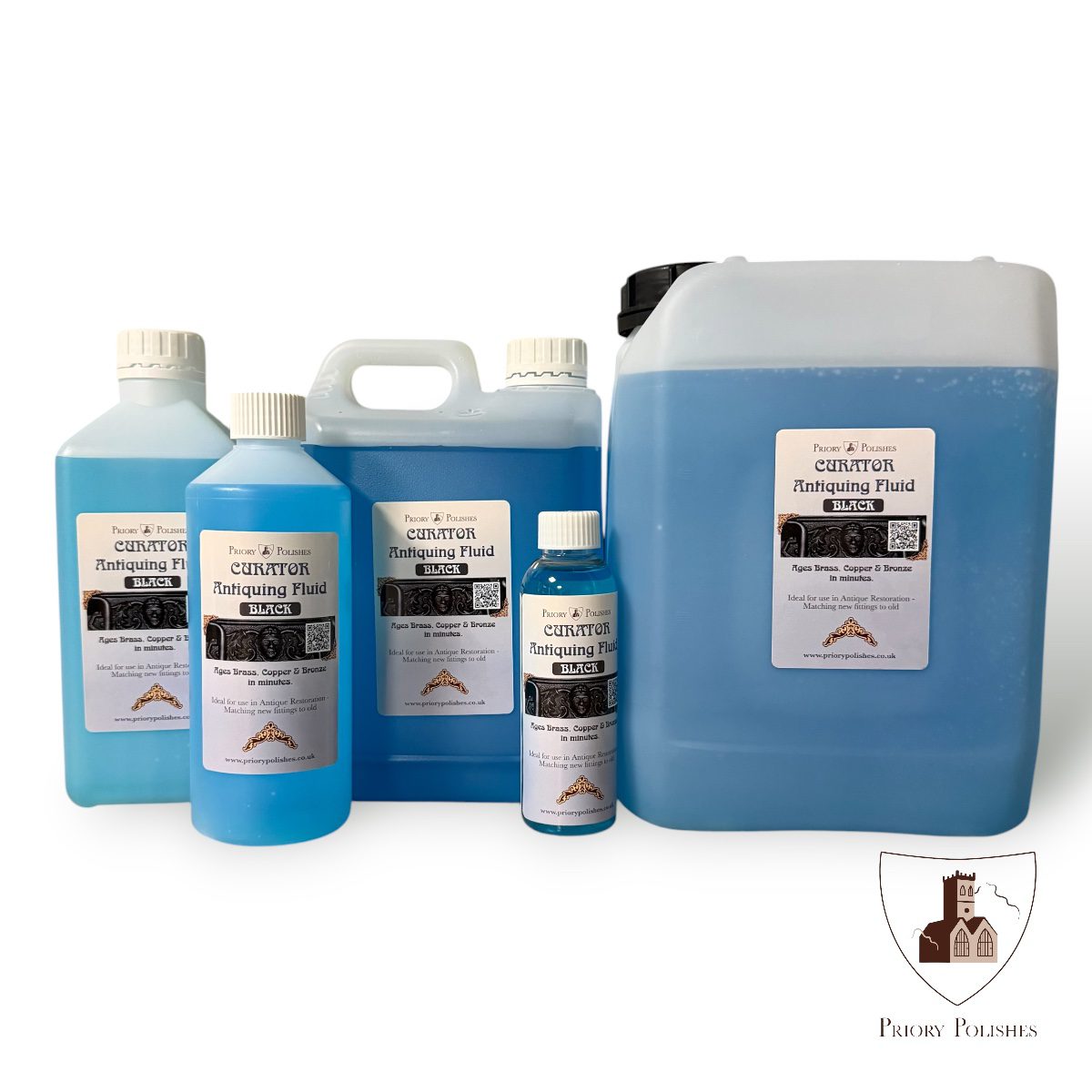 Curator metal antiquing fluid black all